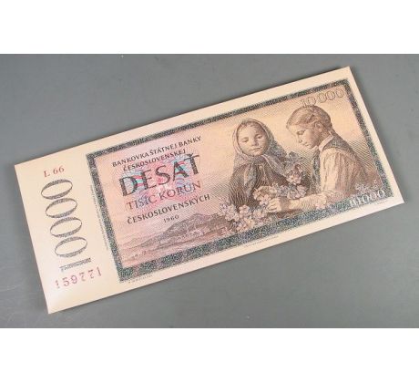 Bankovka s Belgickou čokoládou 60g   10 000 Kčs