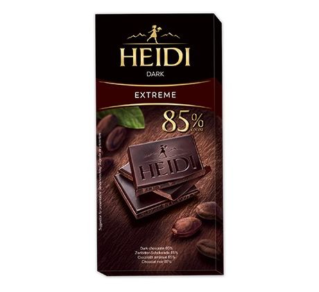 Heidi 80g  Dark Extreme 85 %
