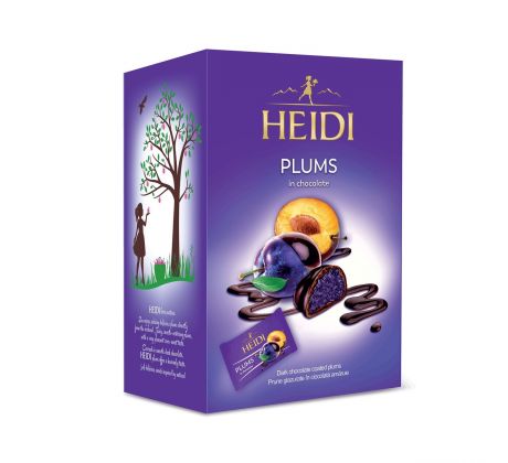 HEIDI Plums 185g  Slivky v čokoláde