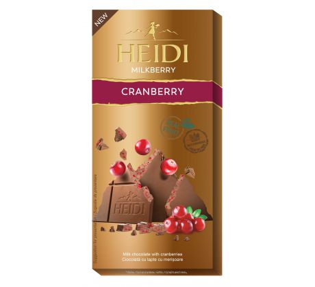 Heidi 80g Milk With Cranberry