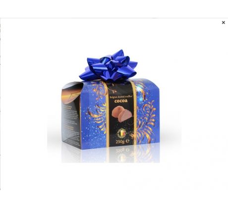 Belgické Truffle 250g Kakao - Modrá mašľa