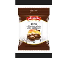 Dr. Ensa Hrušky v mliečnej čokoláde so škoricou 80g
