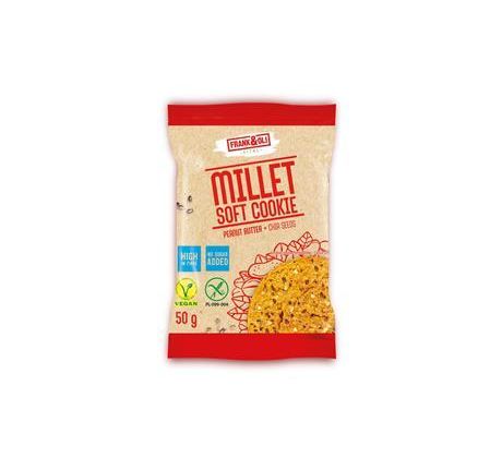 Frank & Oli - Millet s Arašídovým maslom a Chia semiačkami 50g