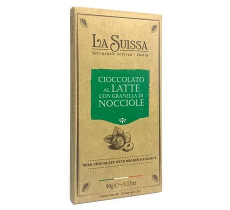 La Suissa Čokoláda Hazelnut 90g