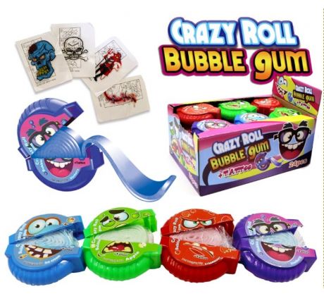 Žuvačka - Crazy Roll Gum 18g