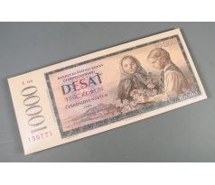 Bankovka s Belgickou čokoládou 60g   10 000 Kčs