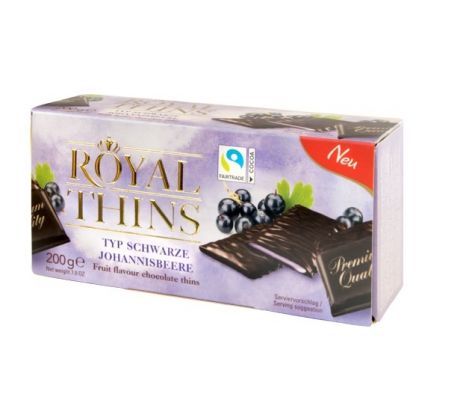 Royal Thins Čierna Ríbezla 200g
