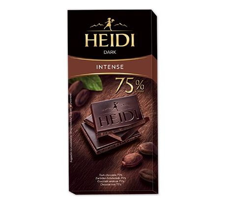Heidi 80g dark 75% intense