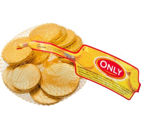 Only Sieťka Čokoládové Mince 85g