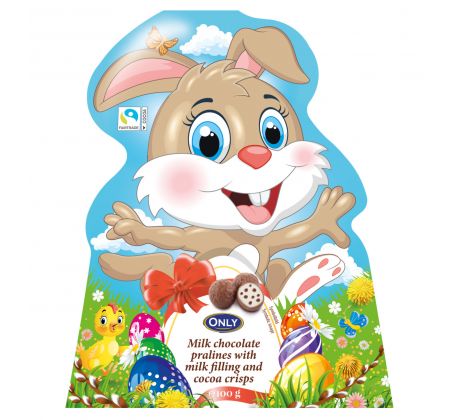 Only čoko. pralinky - zajačik 100g