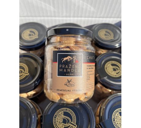 Mandle prežené, solené 125g