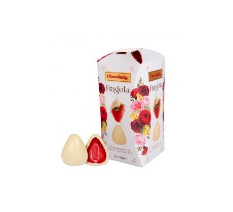 Chocolady Fragola - white 120g