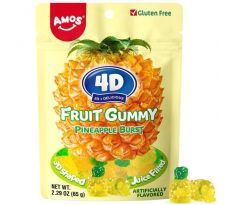 4D Želé Amos Ananás 65g