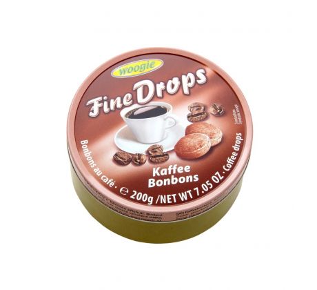 Cukríky Fine Drops Kávové 200g