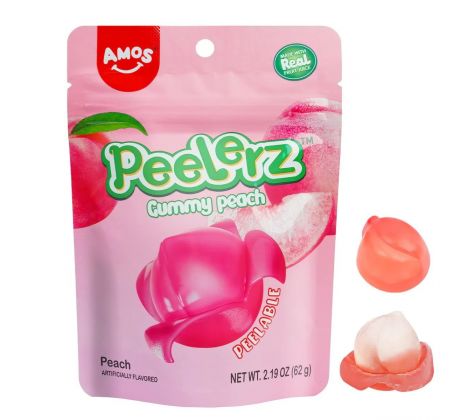 Želé Amos Peelerz Broskyňa 65g
