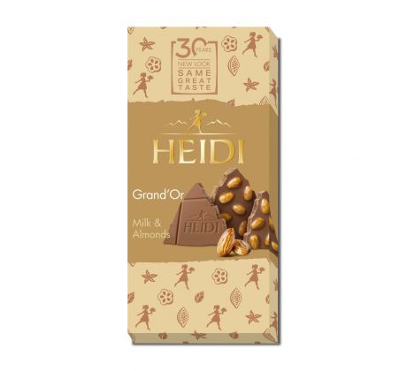 Heidi Grand'Or  Mliečna-Mandľa 100g
