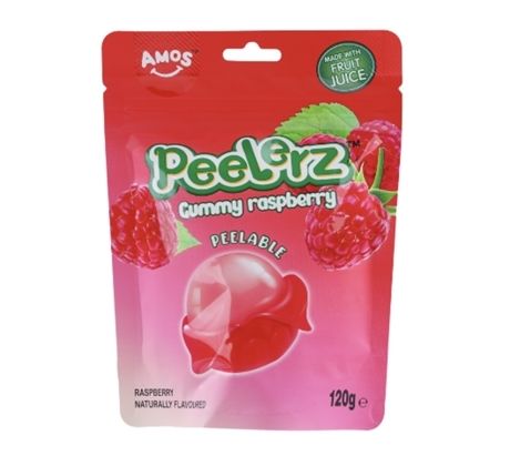 Želé Amos Peelerz Malina 65g