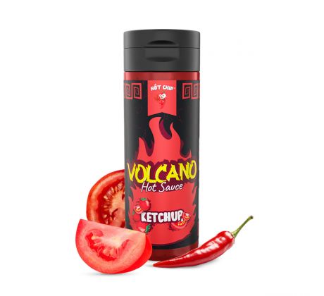 Hot Chip Volcano Chilli Omáčka Kečup 310g